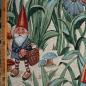 Preview: Gobelin Dekostoff Zwerge im Garten